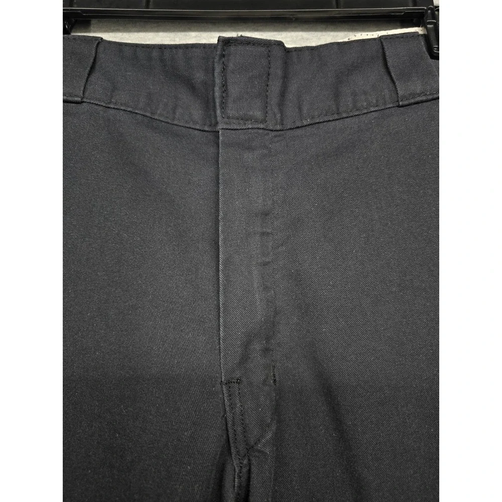 Dickies WP882 Slim Straight Work Pants Black 34x34 Men's Work Wear Flaws
